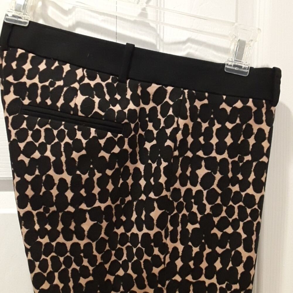 Ann Taylor LOFT  Animal Print Slacks, Pants 6/8 - Picture 2 of 6